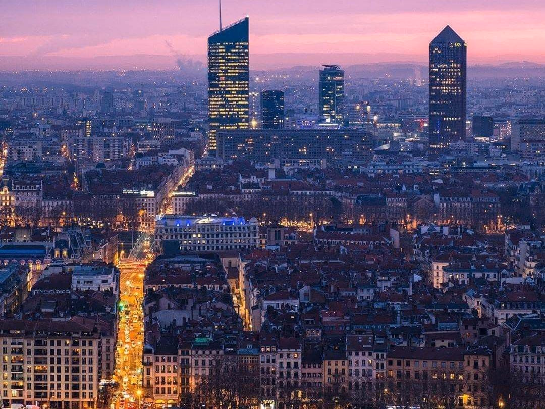Vue de Lyon, où Lyon AI Studio est basé